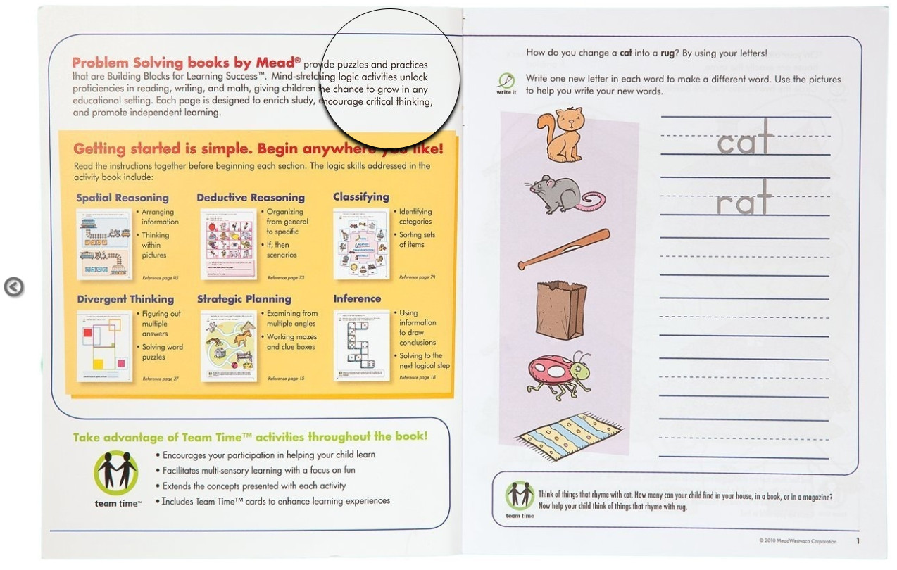 Workbook for Kids Problem Solving Work Book for Pre K Kindergarten Age 3 4 5