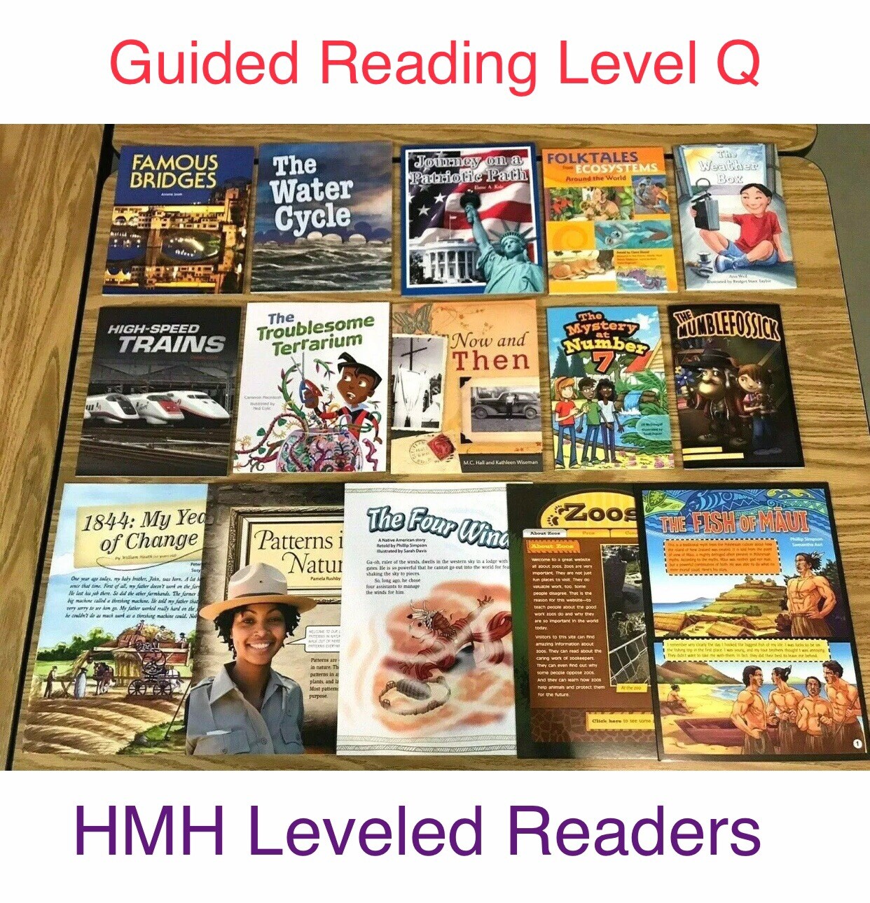 New! HMH Into Reading RIGBY Grade 3 Leveled Readers 15 Books *Level Q* Lot 3rd