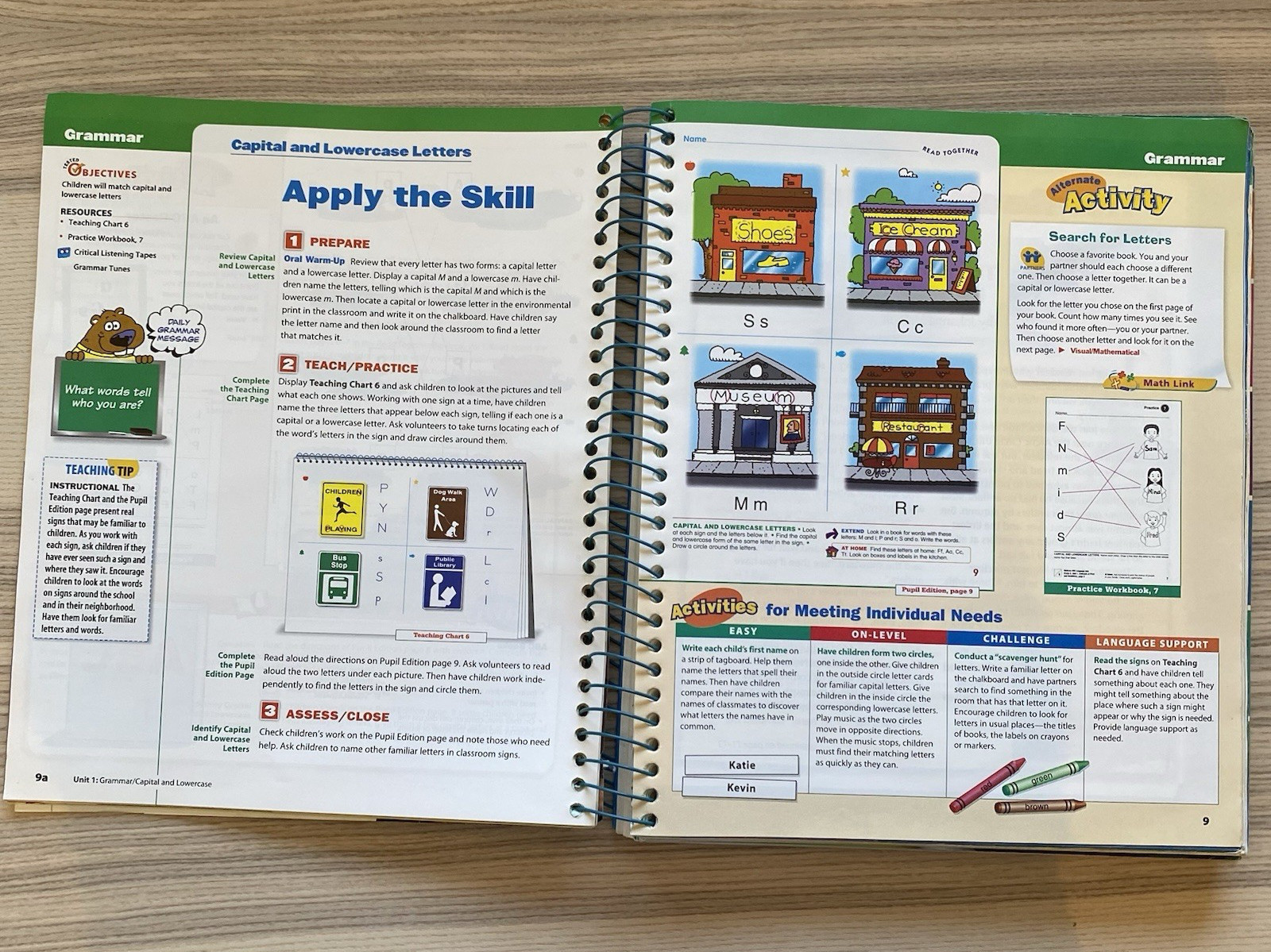 Kindergarten Language Arts Reading Writing Teacher Guide McGraw Hill Grade K
