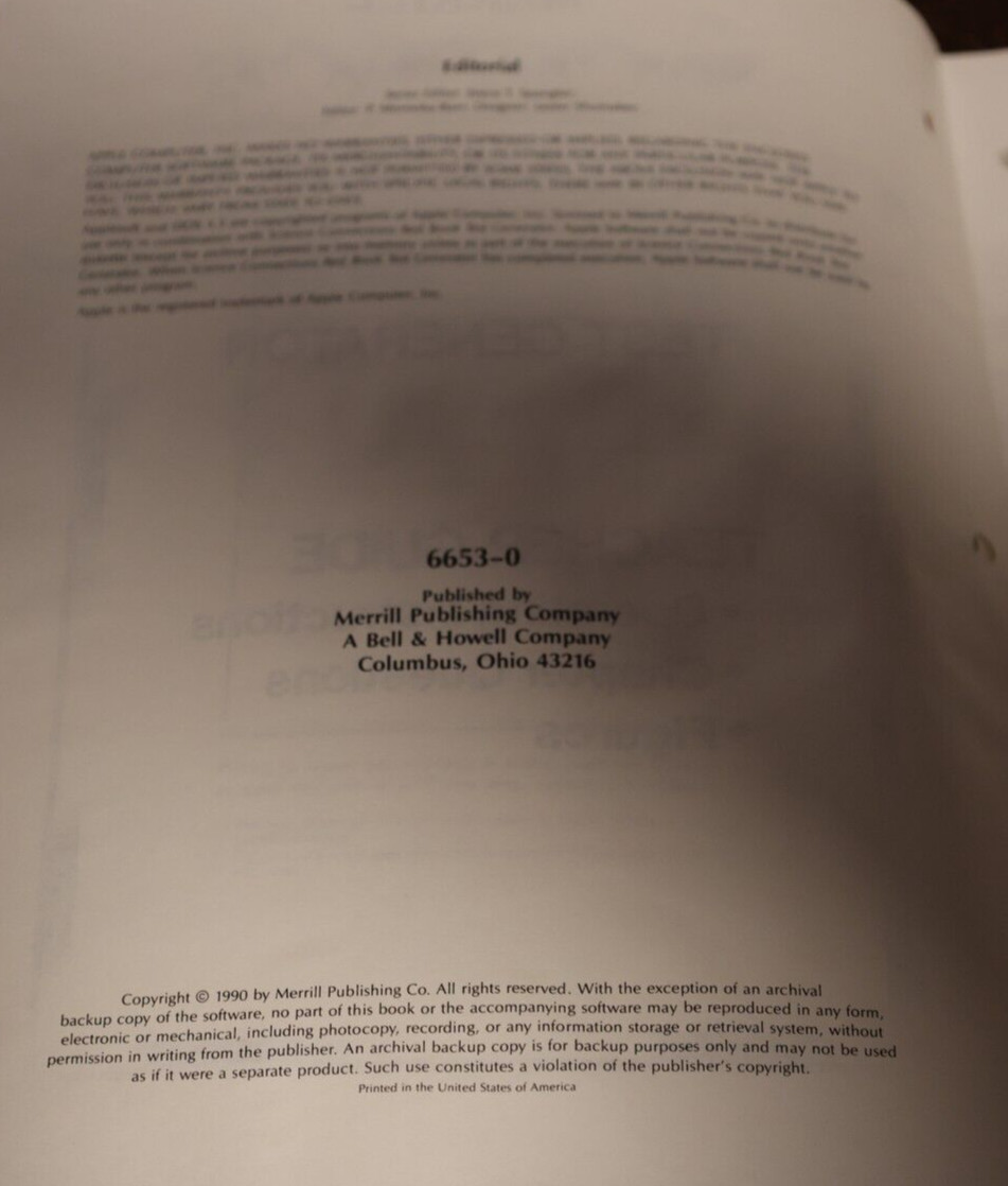 Science Connections (Red) Test Generator Teacher Guide PB by Merrill(no CD)