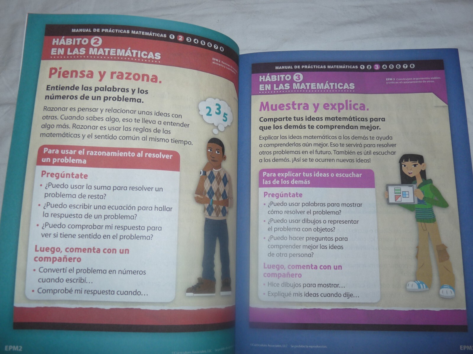 Ready 2 Matematicas En espanol Instruction Workbook- New