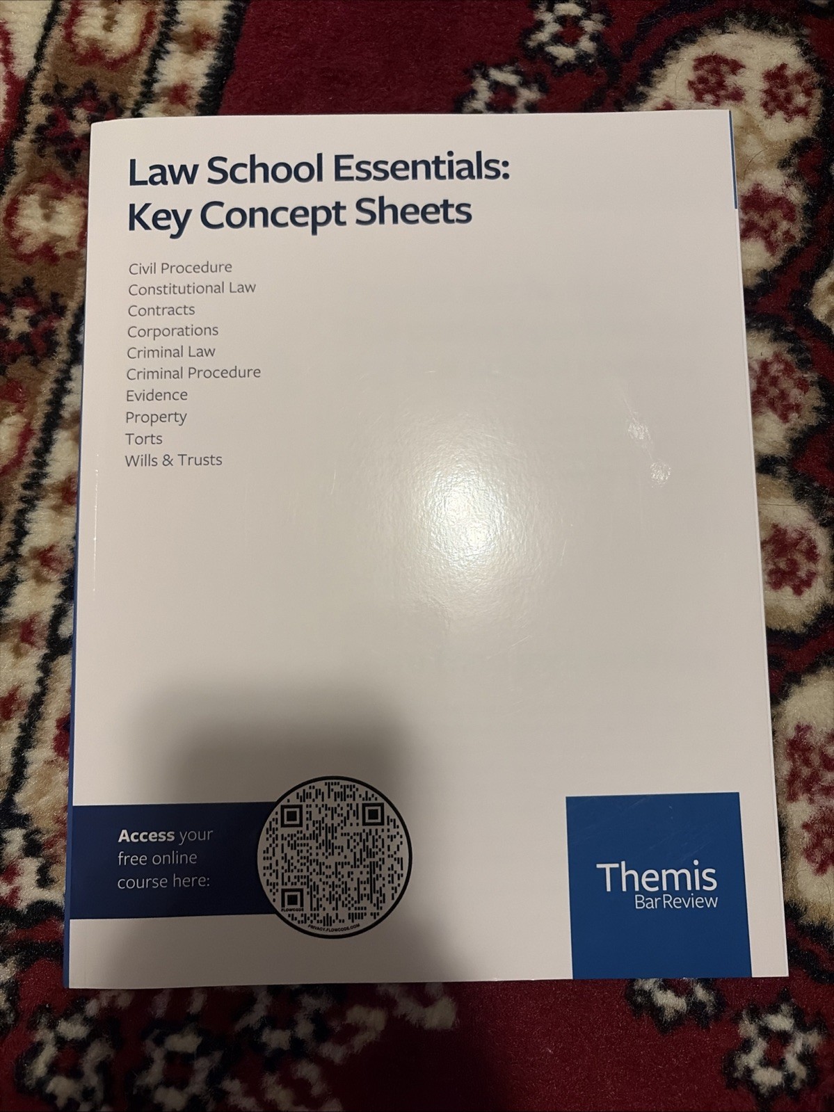 Law School Essentials: Key Concept Sheets