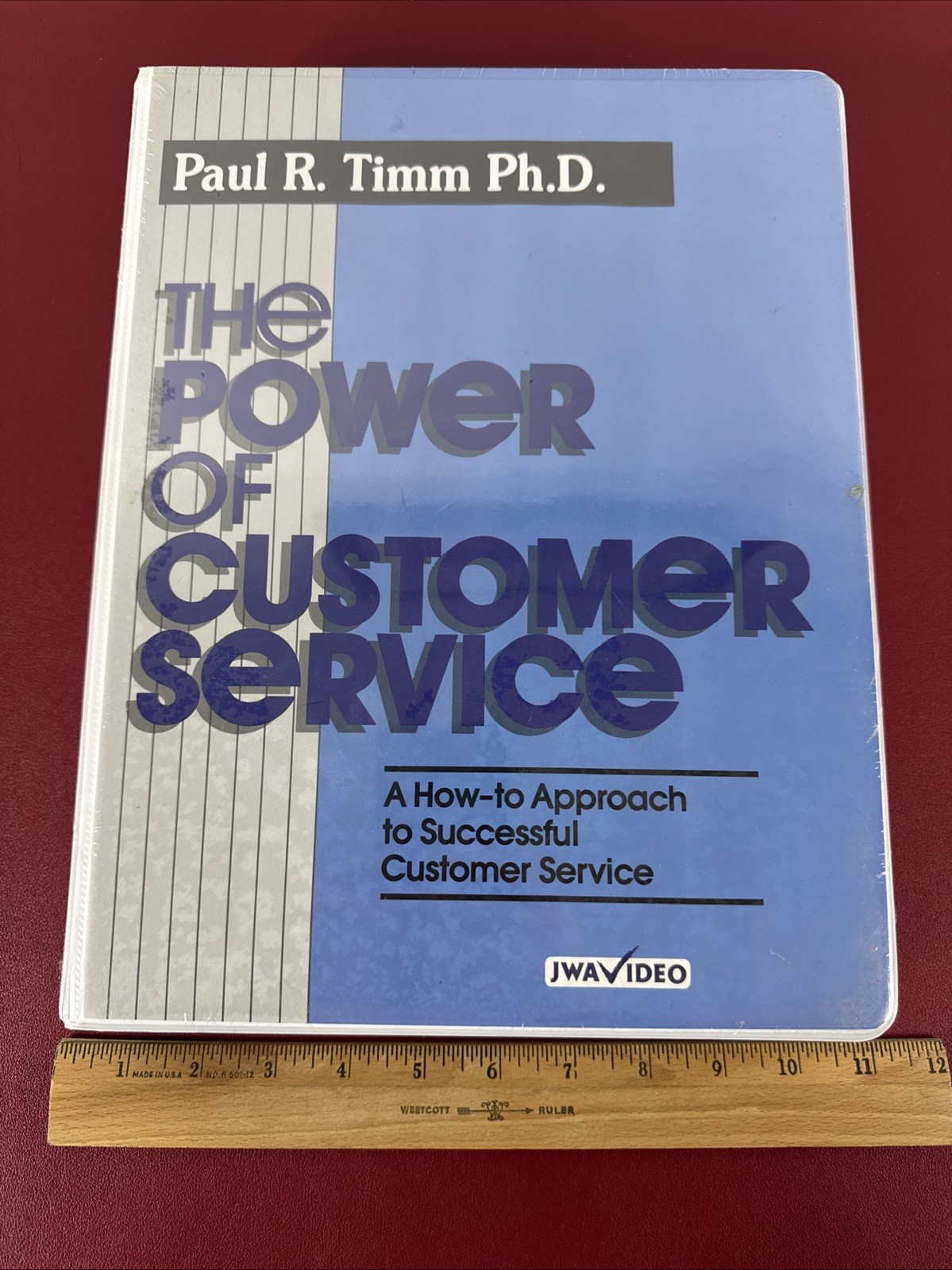 NEW, The Power of Customer Service VHS and Workbook SEALED, Paul R Timm Ph.D