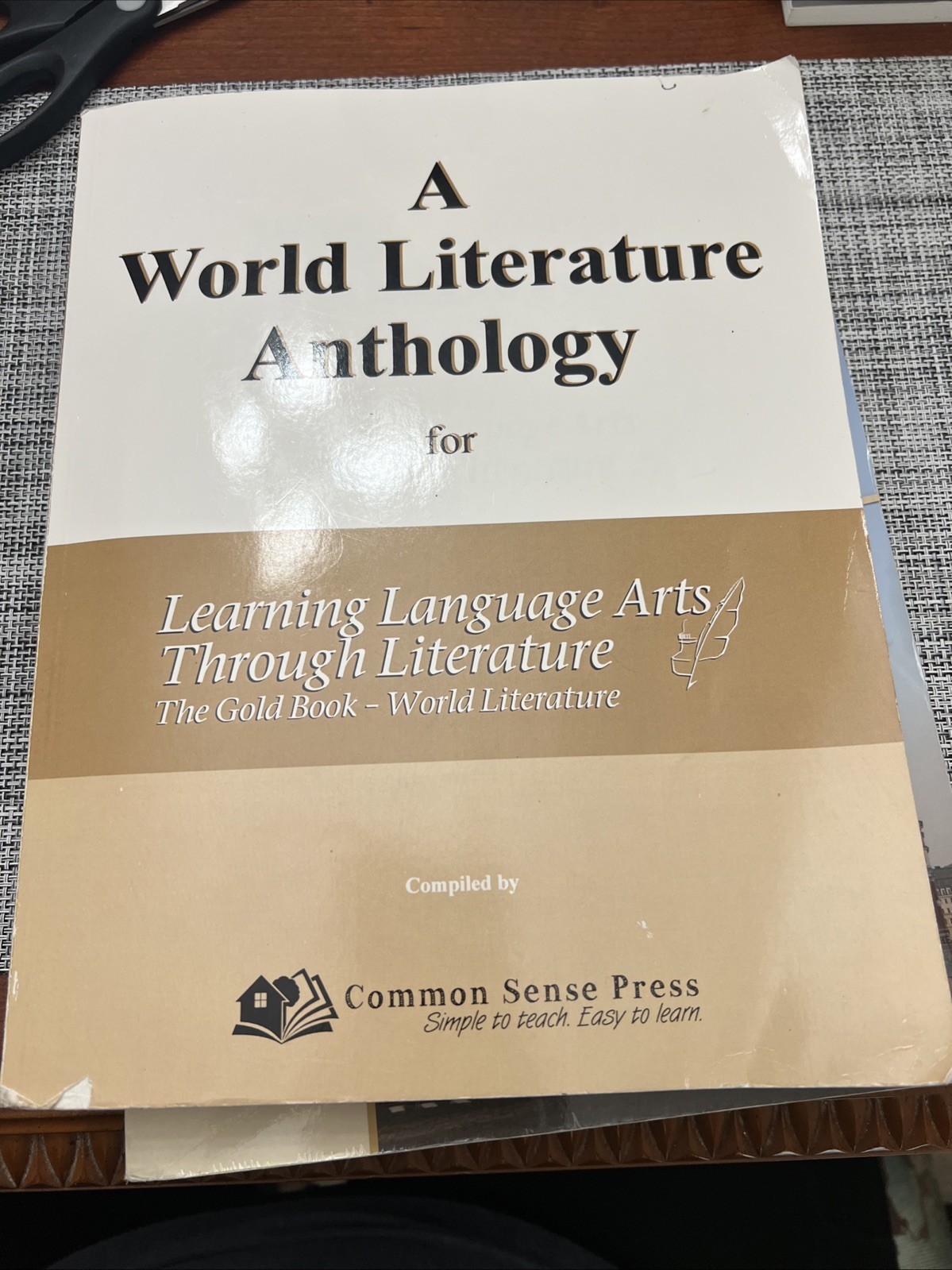 A World Literature Anthology The Gold Book Common Sense Press