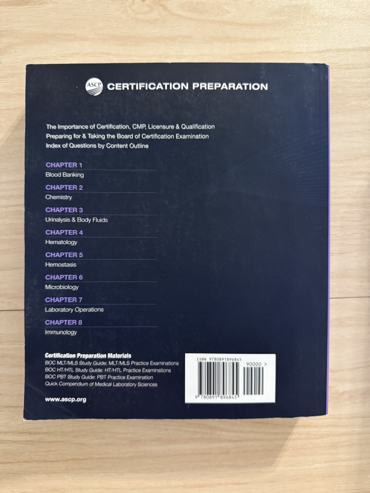 ASCP BOC Study Guide 7th Ed Clinical Laboratory Certification Book