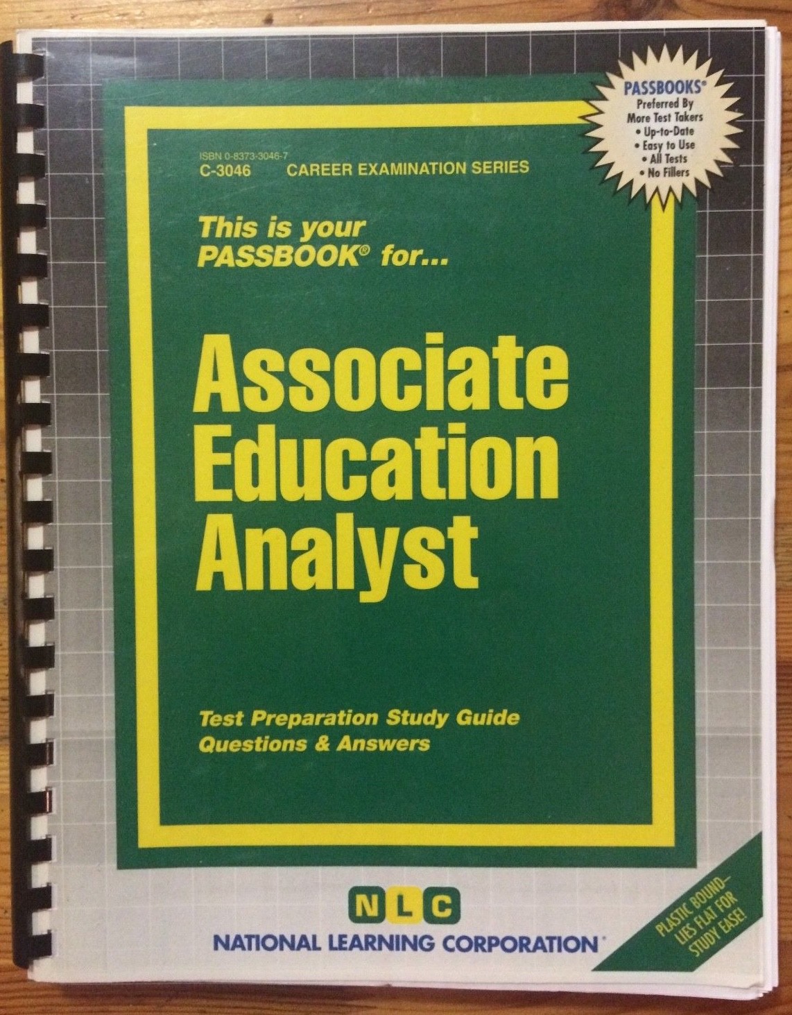 Associate Education Analyst Test Preparation Study Guide & Answers NLC Passbook
