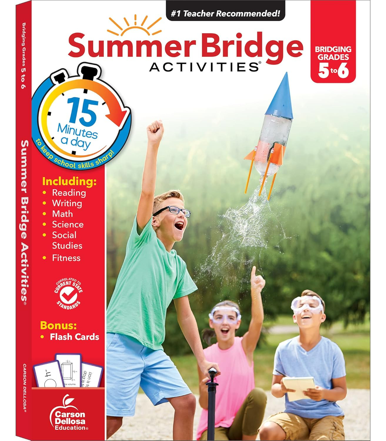 Summer Bridge Activities 5Th to 6Th Grade Workbooks All Subjects, Middle School