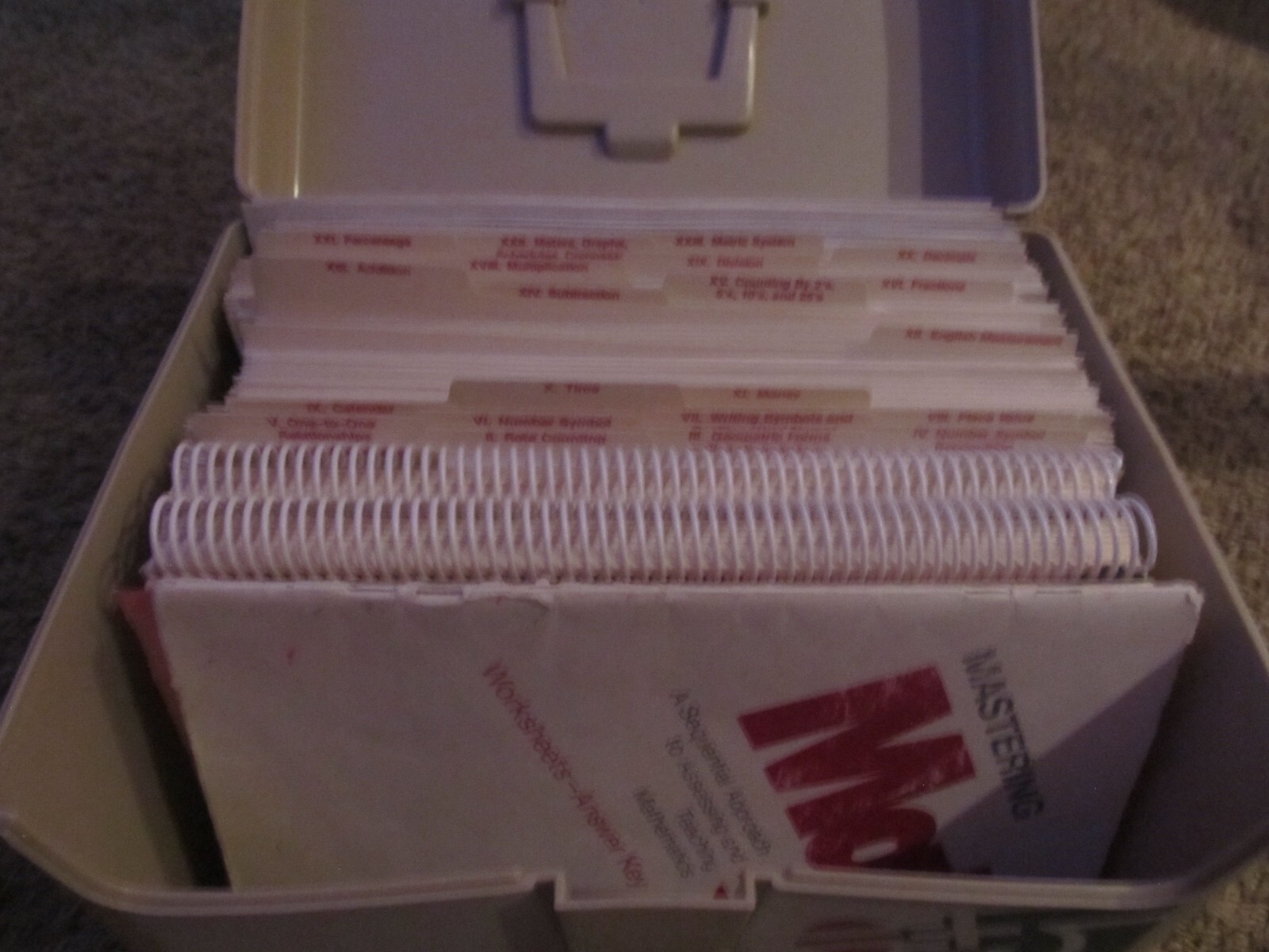 MASTERING MATH A Sequential Approach to Assessing Teaching Edmark Placement Test