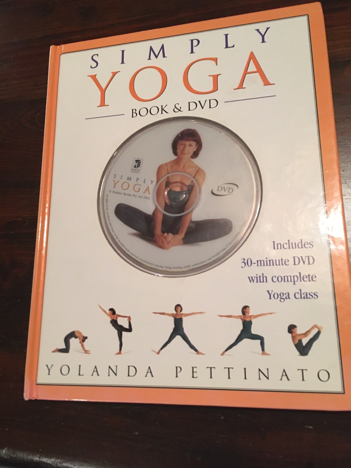 SIMPLY YOGA – BOOK & DVD By Yolanda Pettinato DVD still Sealed in Hardcover
