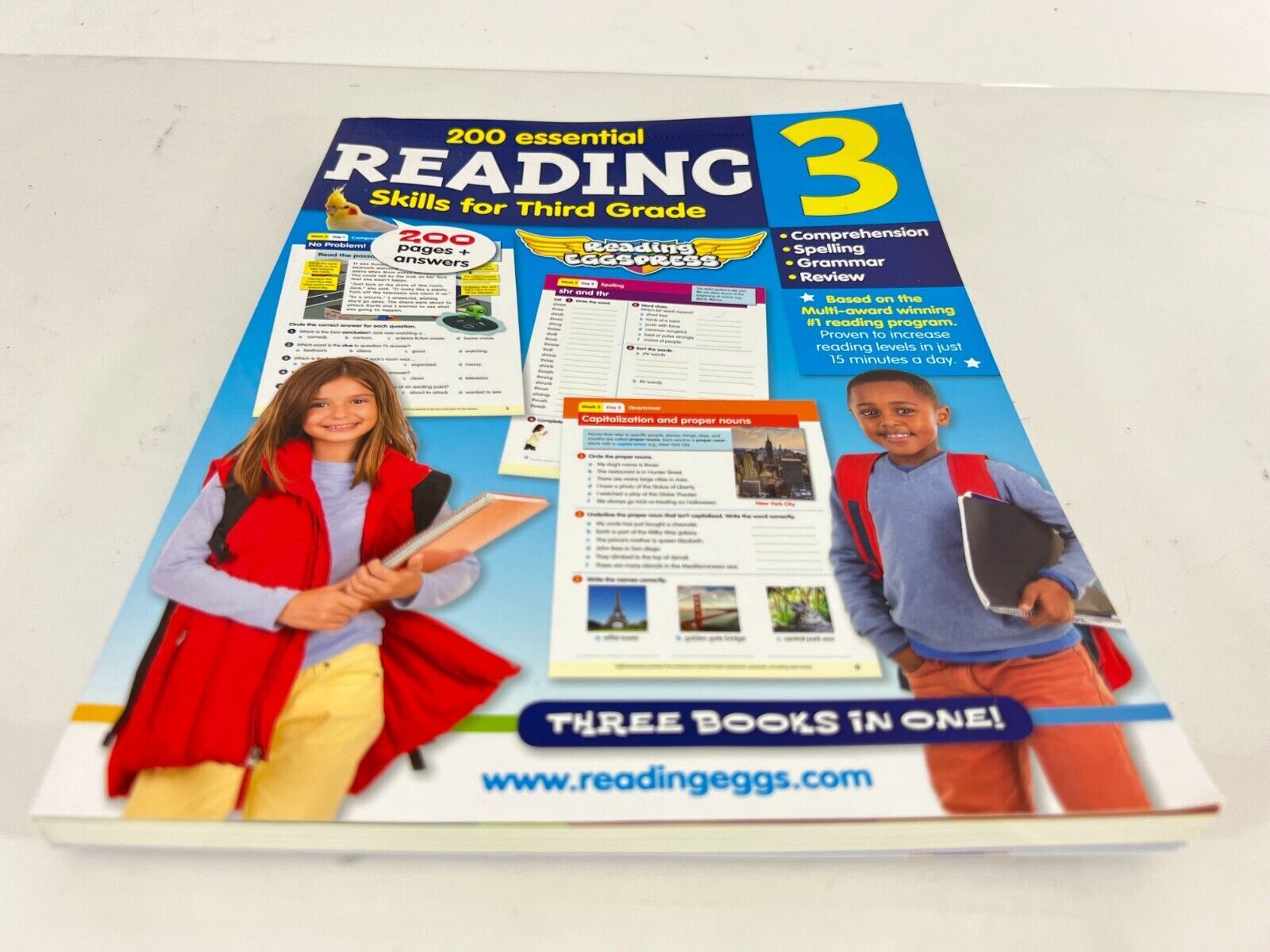 Reading for 3rd Grade Workbook – 200 Essential Reading Skills [Reading Eggs]