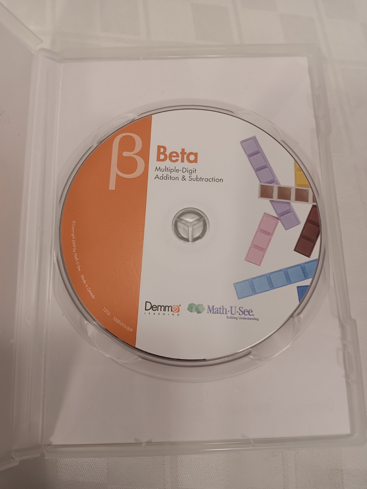 Math-U-See Beta Multiple-Digit Addition and Subtraction Instruction Manual & DVD