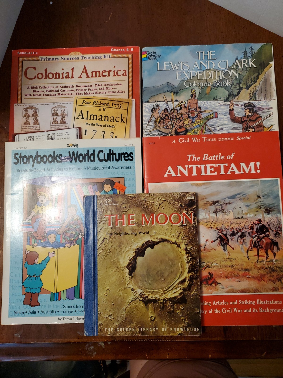Set Of 5 Homeschool Unit Study Curriculum History, Lewis And Clark, Antietam,…