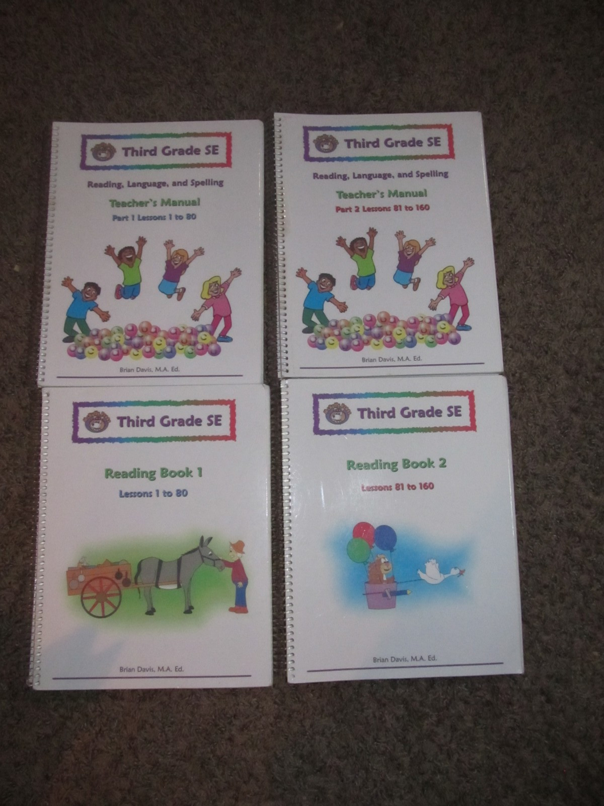 McRuffy Phonics Reading Language Third Grade Brian Davis Teacher + Readers SET