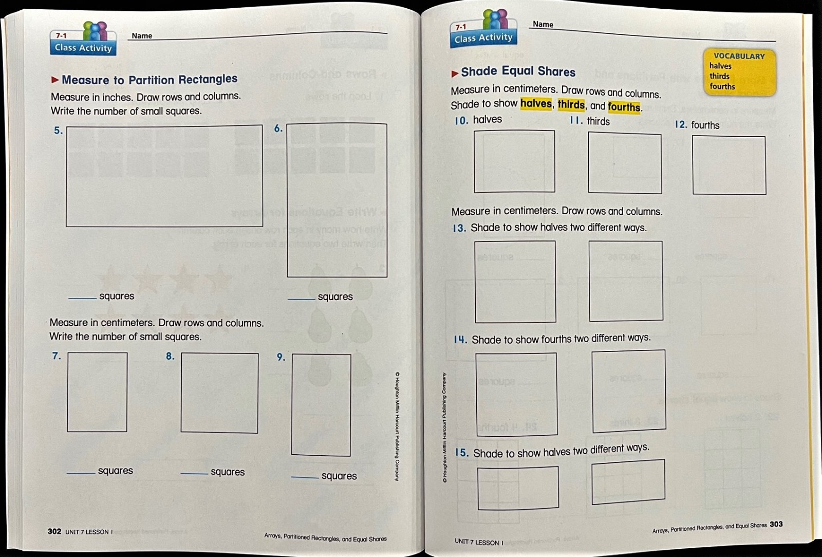 2nd – MATH EXPRESSIONS Common Core – STUDENT WORKBOOKS (Vol. 1 & 2) (2013)