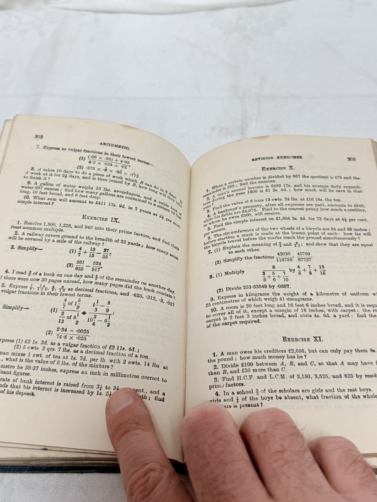 Arithmetic Hardback 1928 Alexander Symon George Millikin Maths Textbook