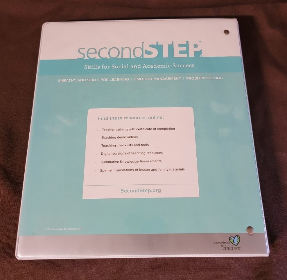 4th Grade Second Step Classroom Binder Kit Skills For Social & Academic Success