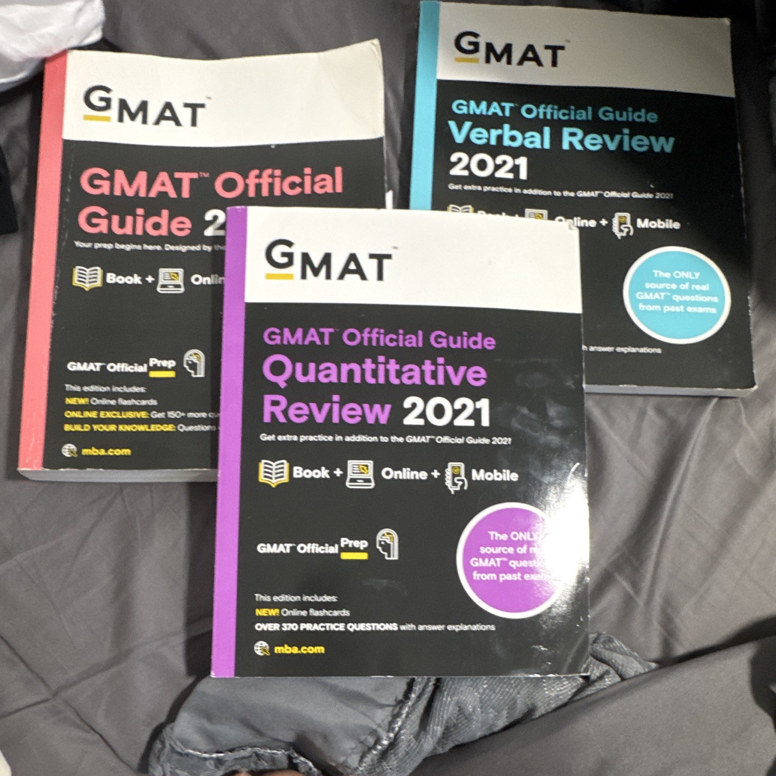 Wiley GMAT Official Guide 2021 Bundle: Guide + Quant + Verbal Reviews PB