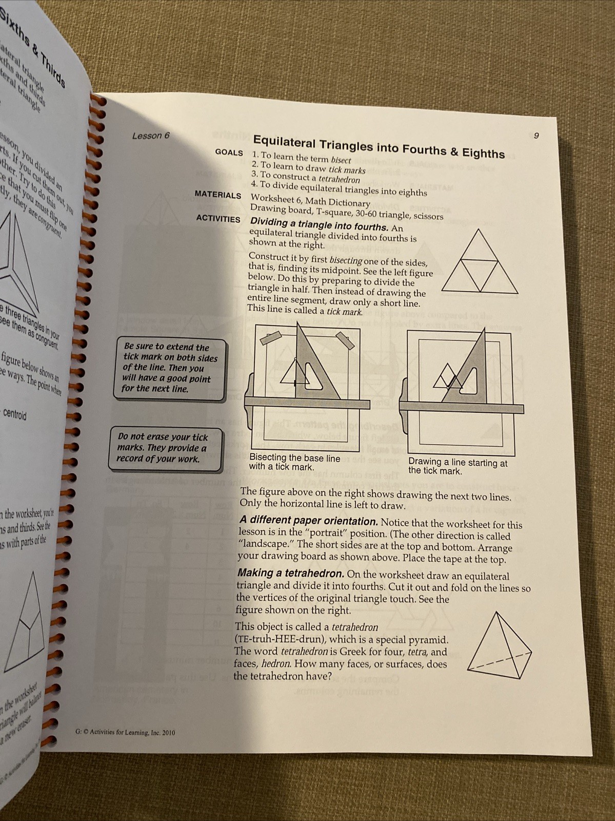 Right Start Mathematics Level G Lessons Geometric Approach Like New No Writing