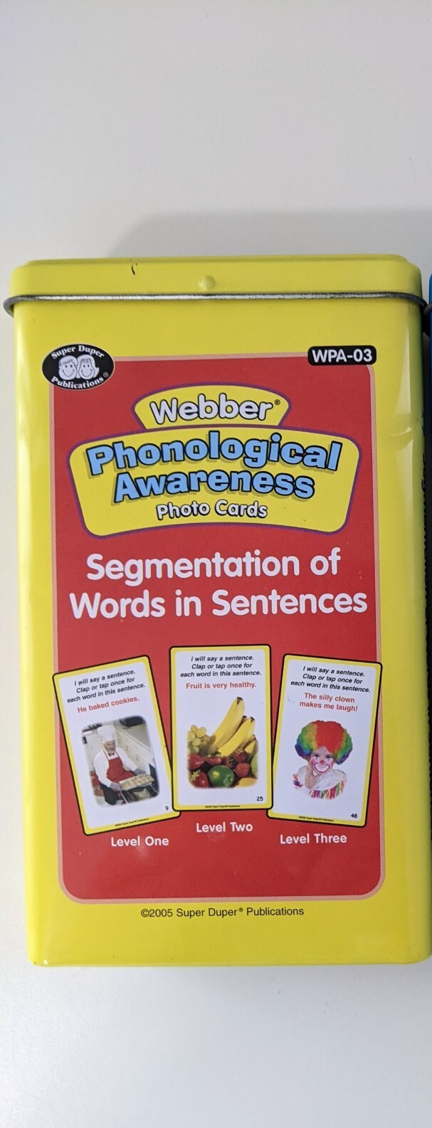 Flash Cards Learning Homeschool Webber Phonological Awareness