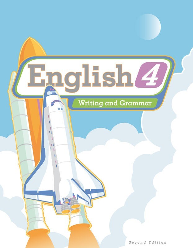 BJU Bob Jones 4th grade ENGLISH 4 Writing Grammar Student Worktext 2nd Edition