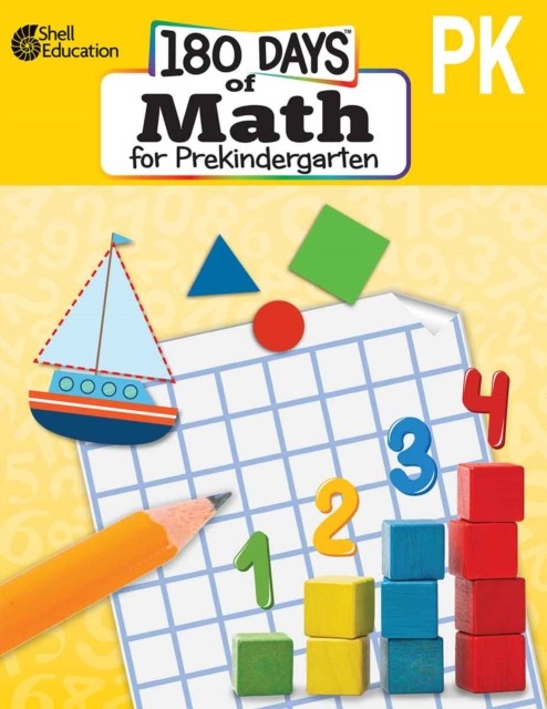 180 Days™: Math for Prekindergarten by Darcy Mellinger (Paperback Book)