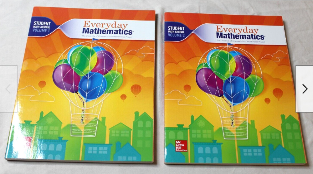 Everyday Mathematics 4, Grade 3 Student Math Journal SET Volume 1 and Volume 2