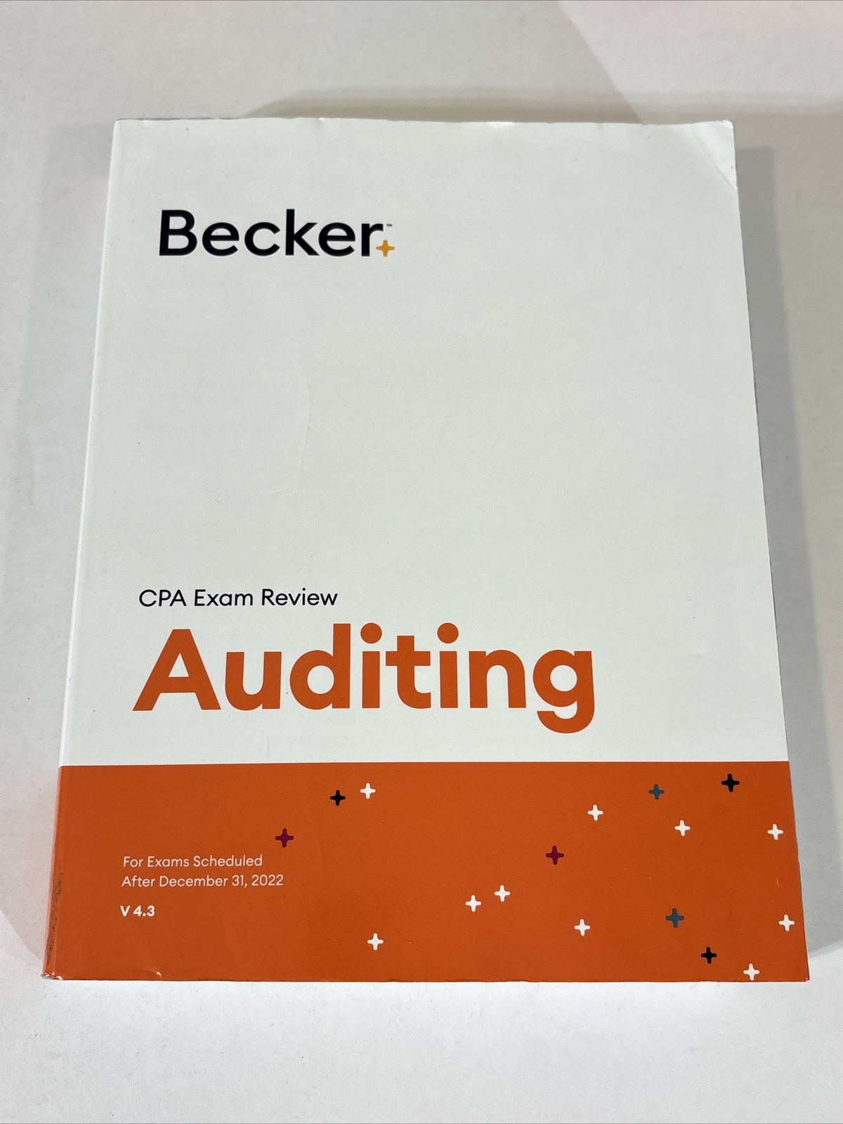 Becker Auditing CPA Audit Exam Review V4.3 Book 4.3 Paperback