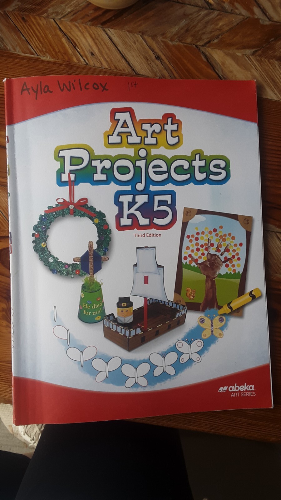 abeka Art Projects K5 partial book