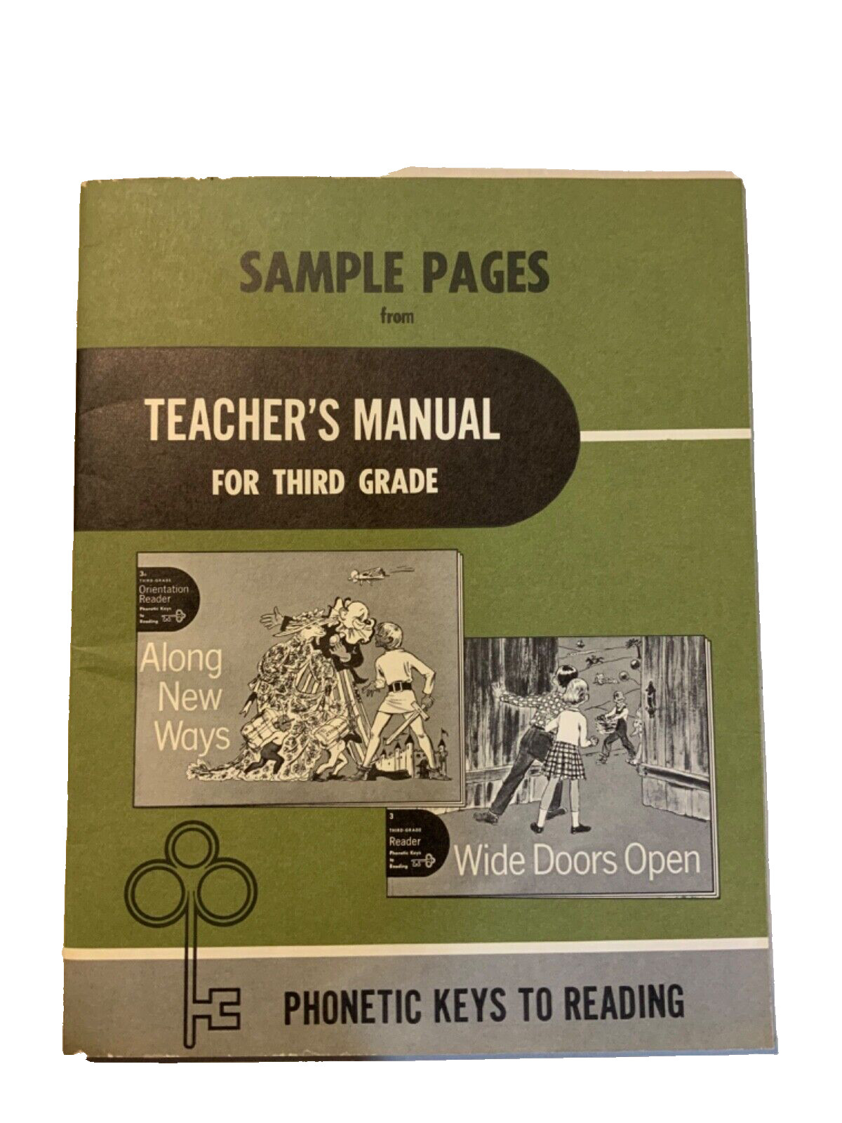 Sample Pages from Teacher’s Manual for Third Grade (Paperback 1956)-third grade
