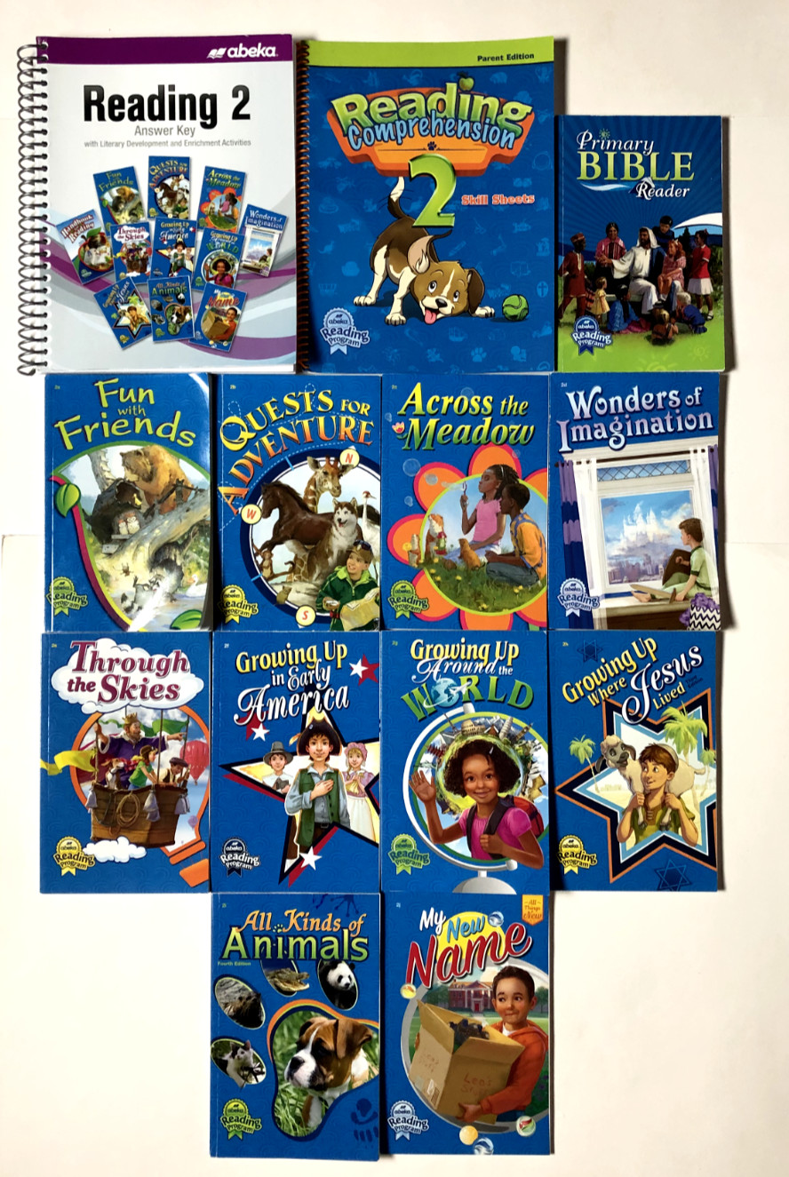 ABeka 2nd grade READING 2 Curriculum Answer Key Readers Current Complete 13 Set