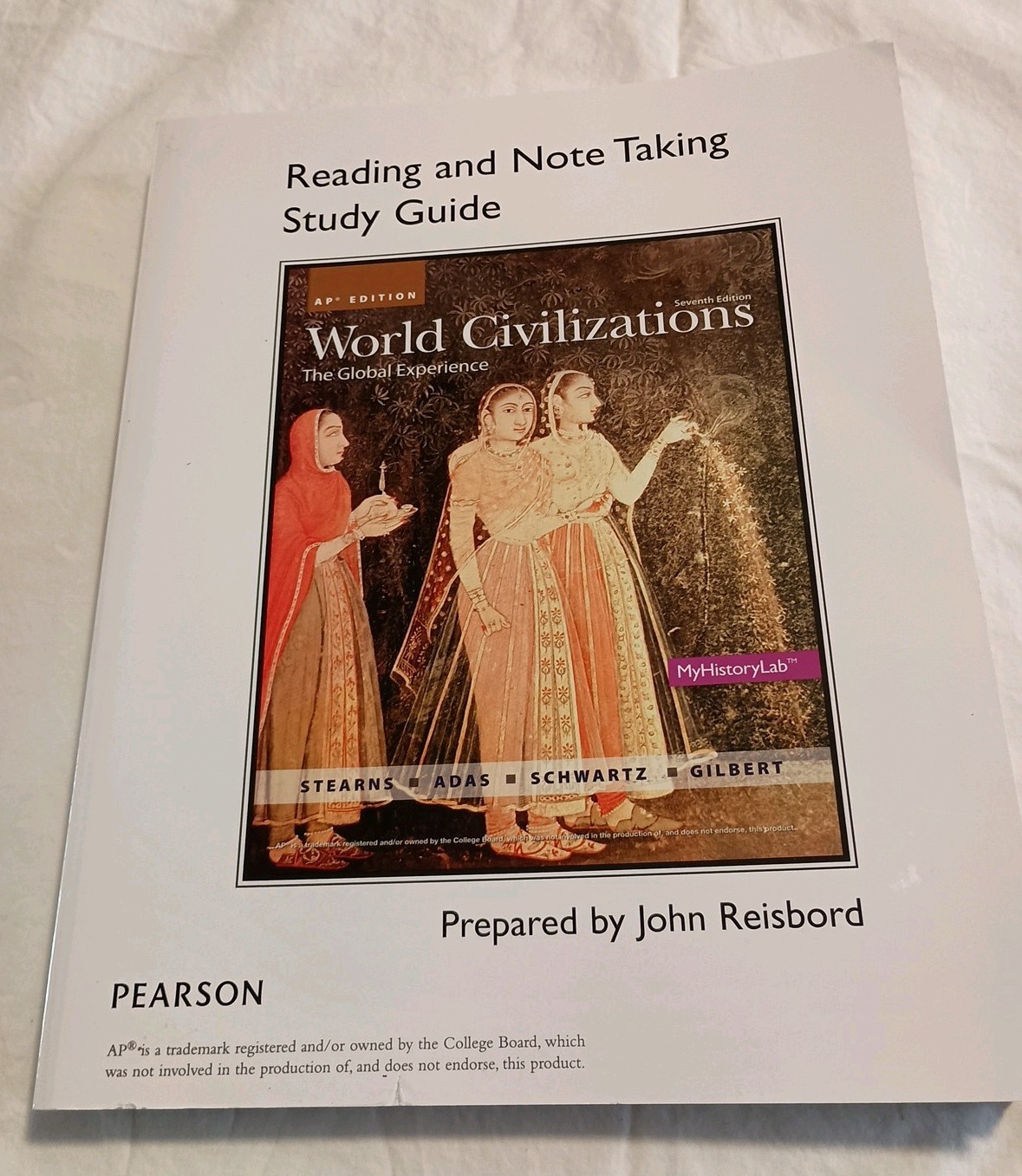 Pearson Reading and Note Taking Study Guide World Civilization 7th Edition VG
