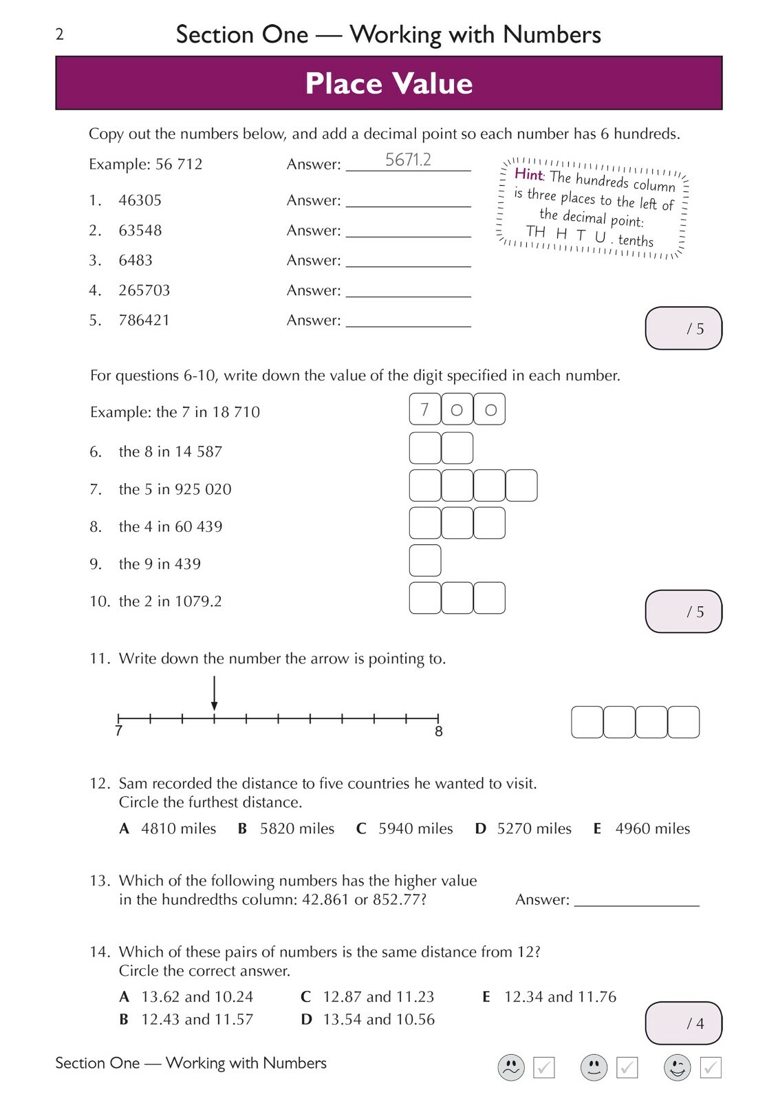 11+ Plus Year 6 Maths Practice Book & Assessment Tests For All Test Provider CGP