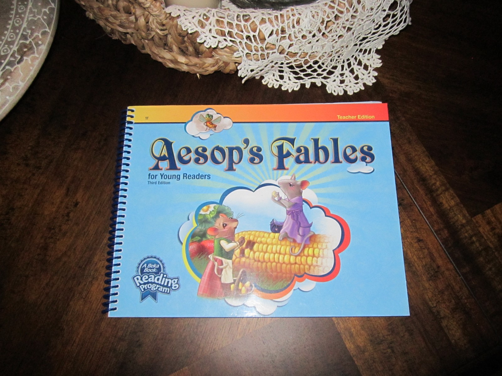 Abeka 1st Grade Aesop’s Fables Hardcover Teacher Edition #195391 Reading