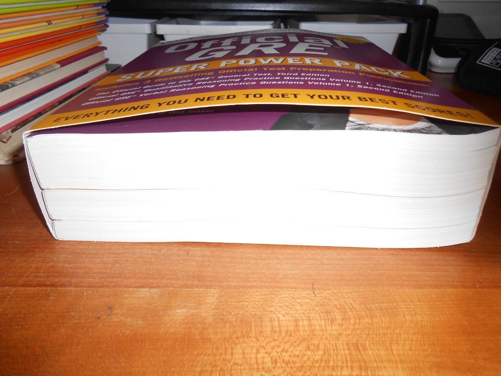 OFFICIAL GRE Super Power Pack: Guide (3rd) + 2 Question Books (2nd) – TPB/SC GC