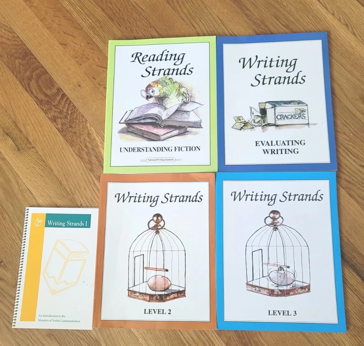 Writing Strands Lot Grades K-8 Homeschool Lvls 1, 2,3, Fiction & Evaluating