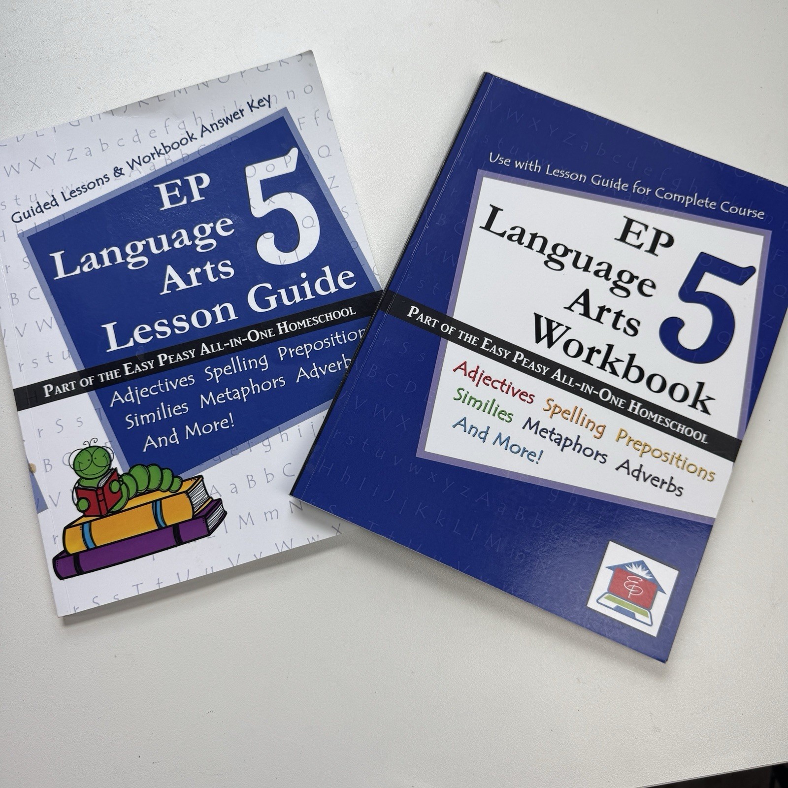 EP Language Art 5th Workbook Lesson Guide Answer Ky Homeschool English Easy Peas