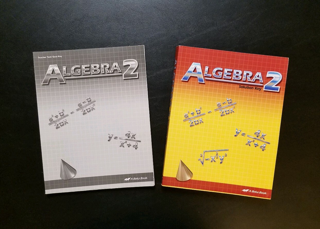 Abeka Algebra 2 Older Edition Teacher Bundle For Dvd