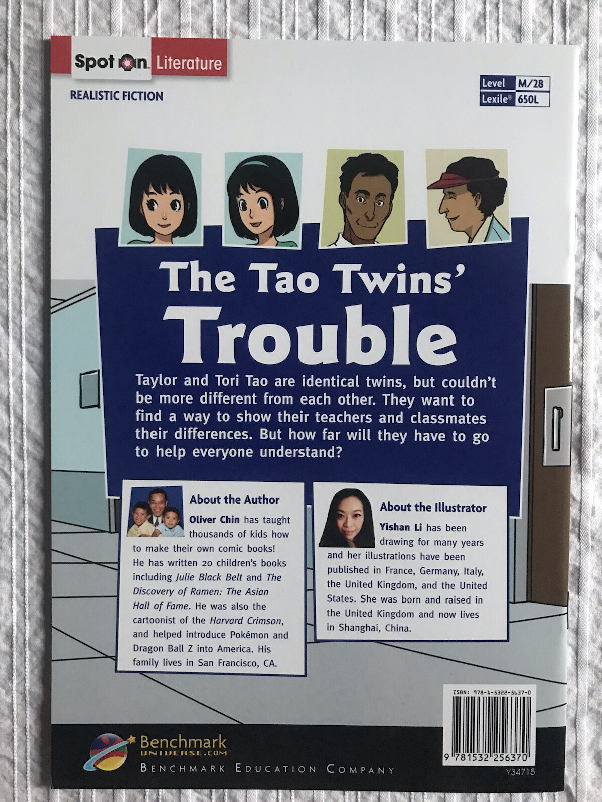 Benchmark Education Grade 3 Unit 4: The Tao Twins’ Trouble – Oliver Chin