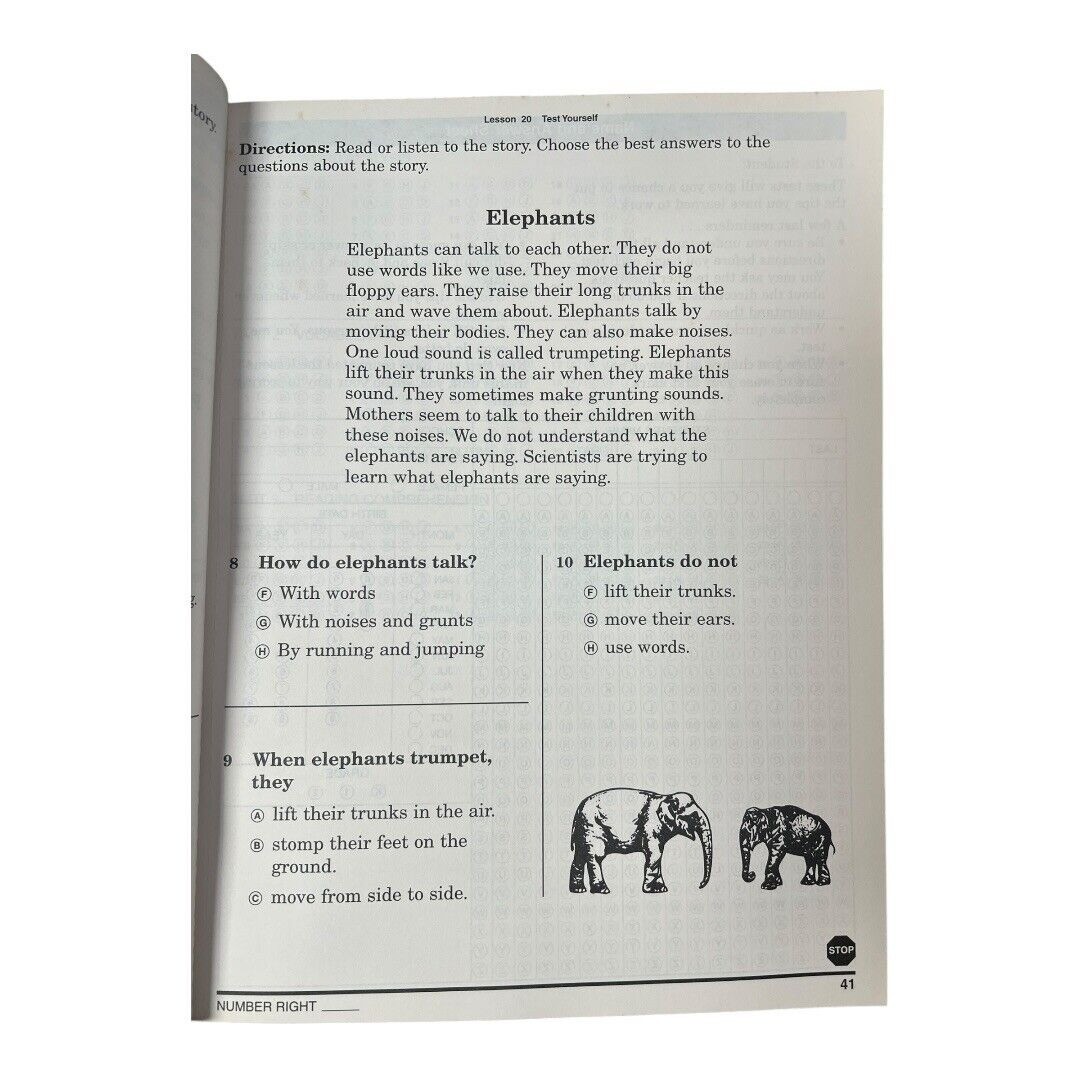 Spectrum Test Prep Workbook Grade 1 Homeschool Math Language Arts+ (2001) T1 02