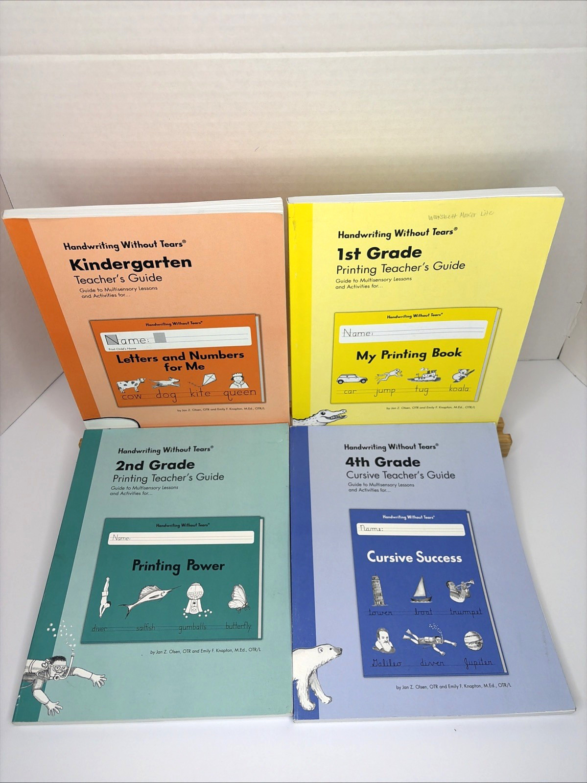 Handwriting Without Tears Teacher’s Guide Kindergarten, Grades 1, 2, & 4