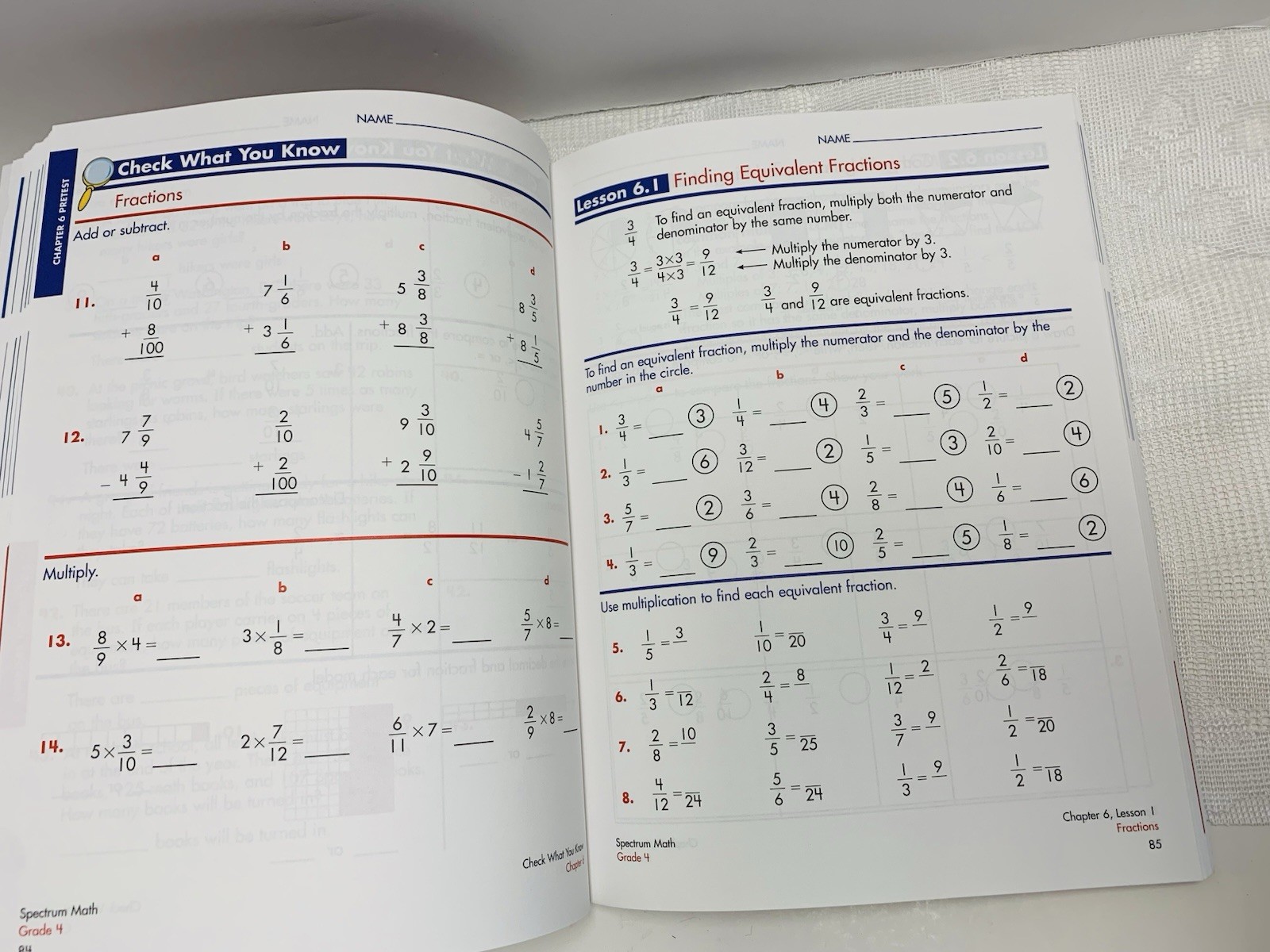Math School Learning Workbooks Teaching Grades 4 & 5 Set of 7 books Evan-Moor,
