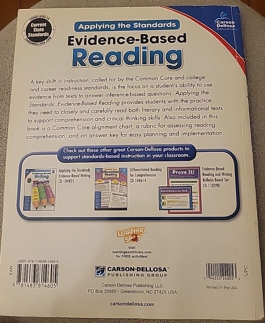 Evidence-Based Reading Grade 2 Workbook