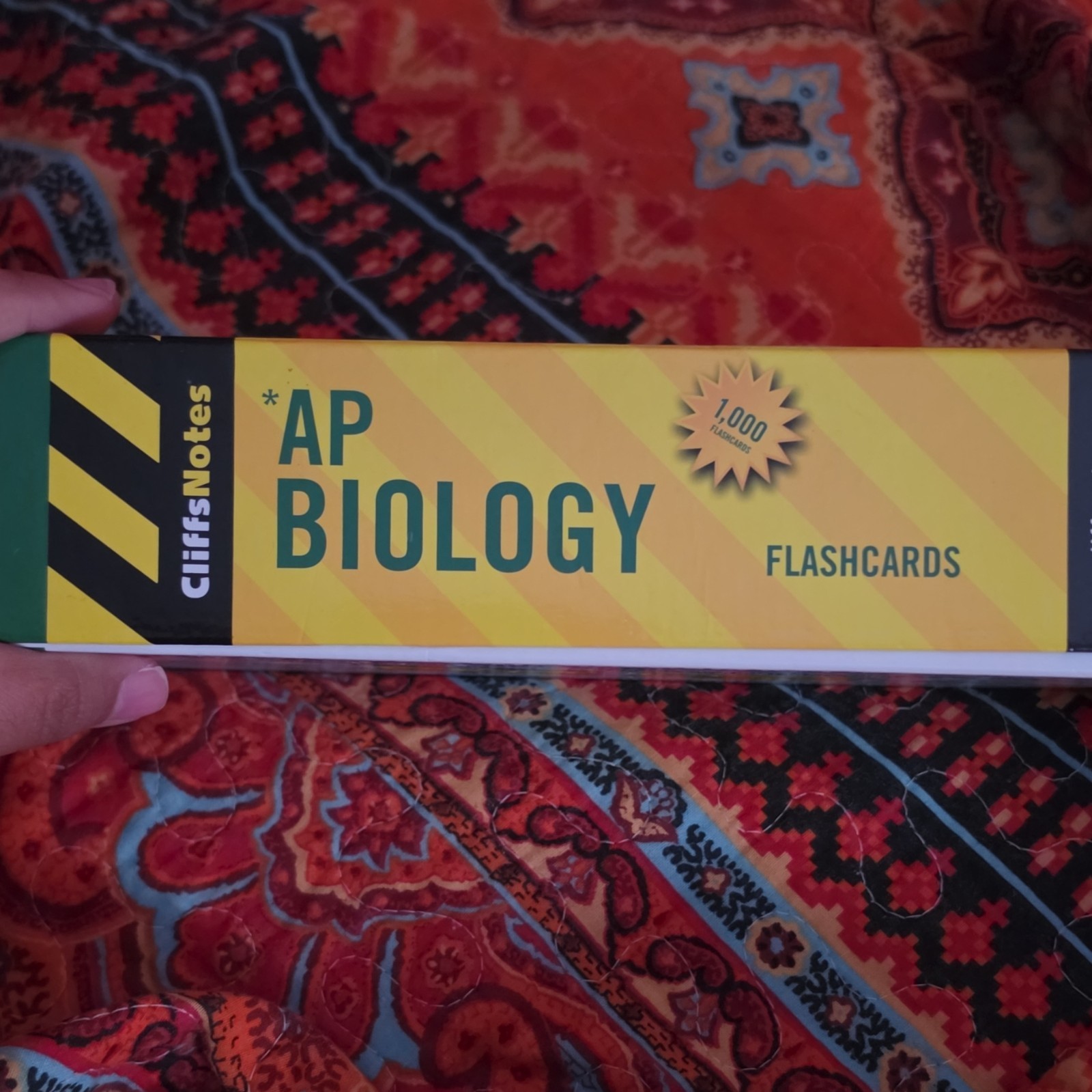 CliffsNotes AP Biology Flashcards Study Set 1,000 Flashcards English