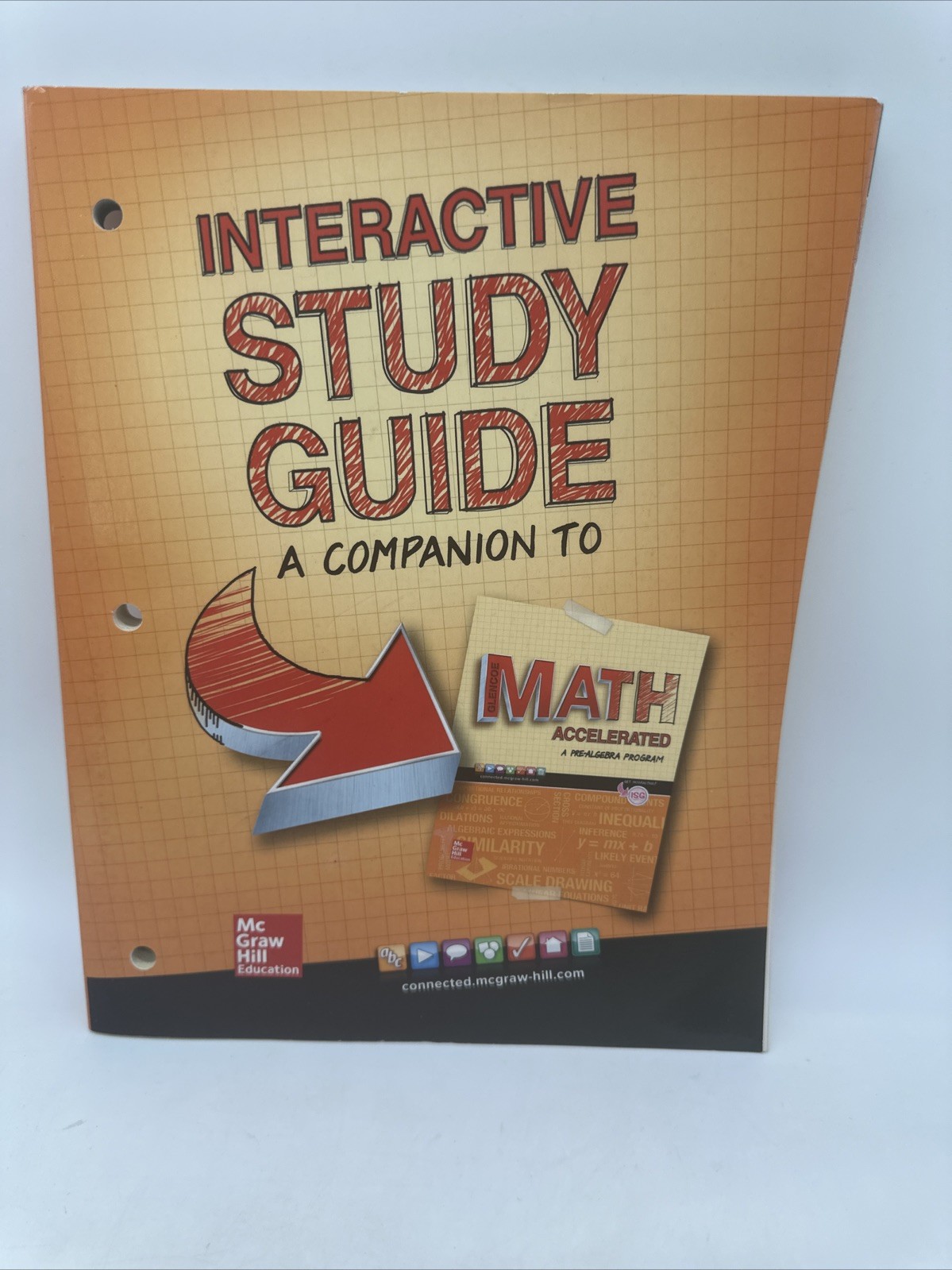 McGraw Hill Math Accelerated Pre-Algebra Student Interactive Study Guide NEW