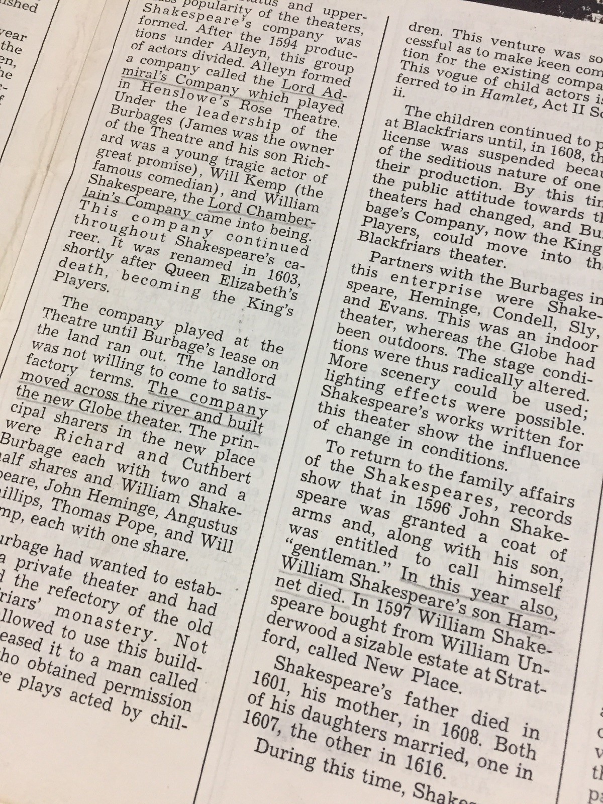 Cliff’s Notes – Julius Caesar by William Shakespeare 1965 Summary Text Glossary