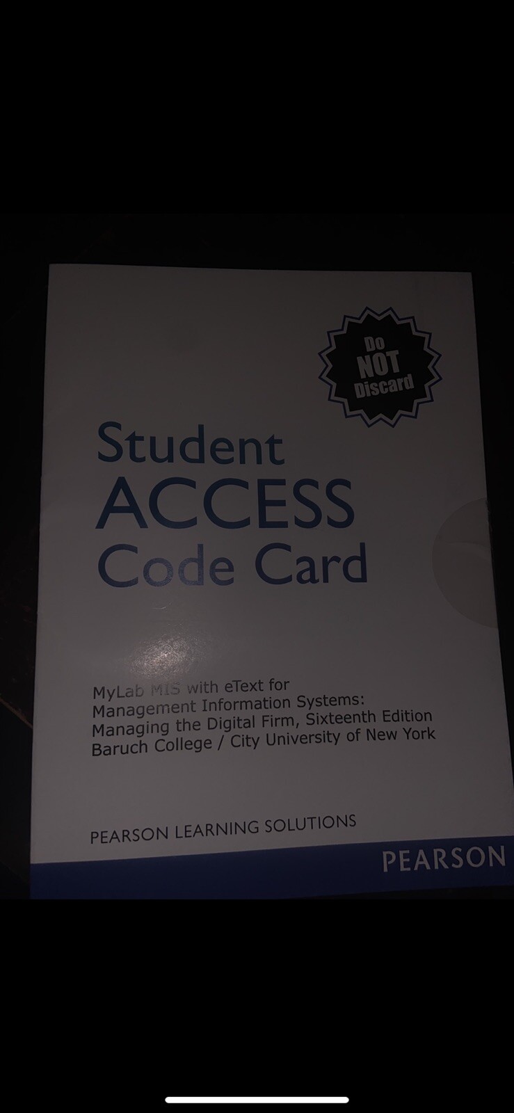 management information systems 16th Edition (Baruch)