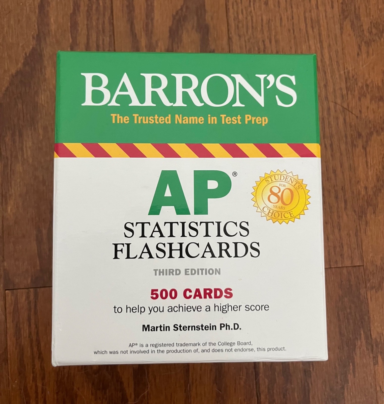Barron’s AP Statistics Flashcards Third 3rd edition 500 Cards