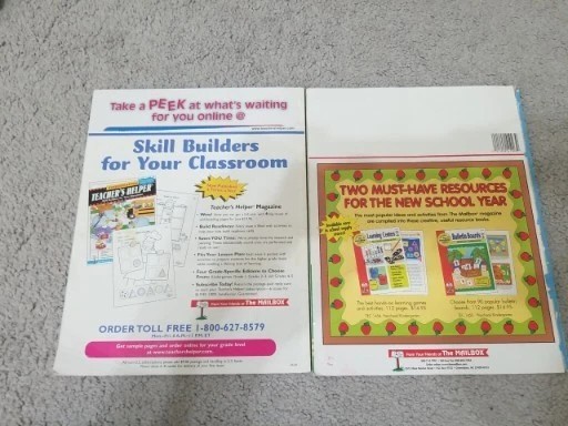 2 Back Issues! The Mailbox, Idea Magazine for Teachers PRESCHOOL 2001+2002