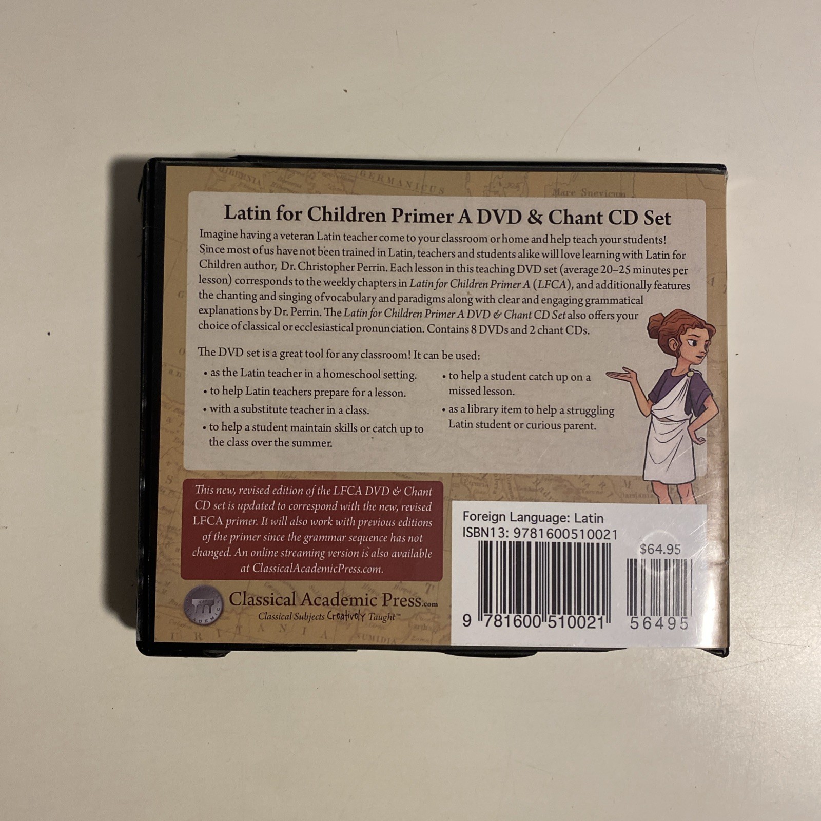 Classical Academic Press Latin for Children Primer A DVD & Chant CD Damaged Case