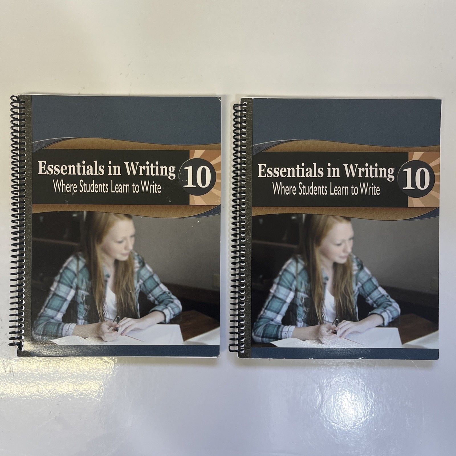 Essentials In Writing Level 10, By Stephens, Homeschool, 2 Books With CDs. Good